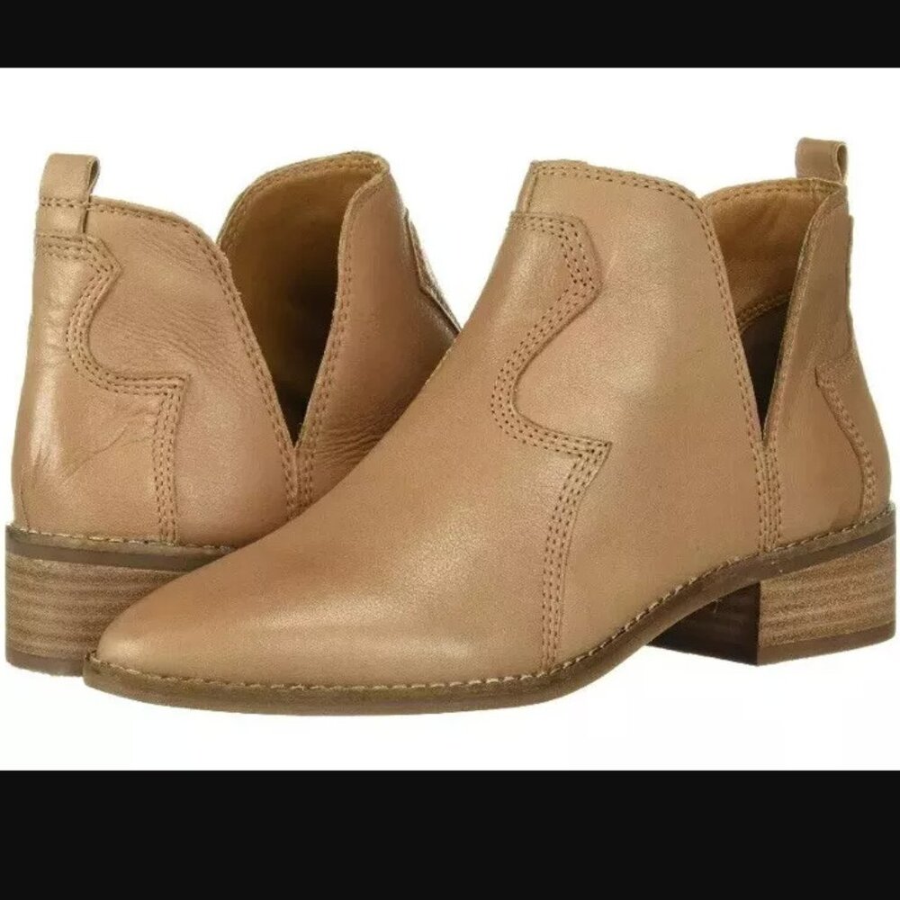 Lucky Brand *LK-Leymon LEATHER Bootie* Latte | GUC | Size 6.5 | Ankle Boot